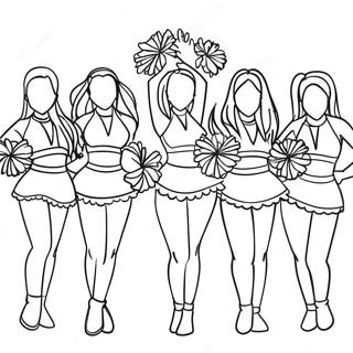 Page A Colorier Pom Pom Girls Des Arizona Cardinals 30475-24106