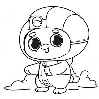 Pororo Pages À Colorier