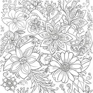 Page A Colorier Fantasy Florale De Johanna Basford 30685-24263