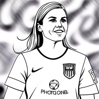 Alex Morgan Pages À Colorier