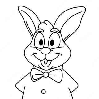 Page A Colorier De Roger Rabbit Avec Des Lunettes Amusantes 30865-24408