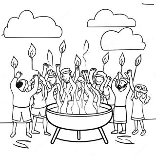 Page A Colorier De La Celebration De Lag Baomer 31903-25223