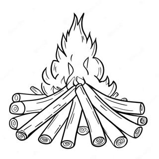 Page A Colorier De Feu De Joie Colore De Lag Baomer 31904-25219