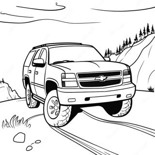 Chevy Tahoe Pages À Colorier