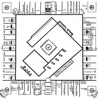 Page A Colorier Plateau De Jeu Monopoly 32353-25582