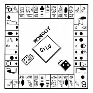 Page A Colorier Plateau De Jeu Monopoly 32353-25583