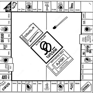 Page A Colorier Plateau De Jeu Monopoly 32353-25584