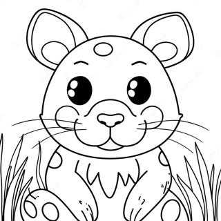 Page A Colorier Amusante Avec Des Animaux 33384-26395