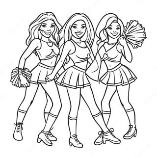 Page A Colorier Des Cheerleaders Des Tennessee Titans 33604-26569