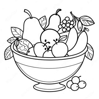 Page A Colorier De Bol De Fruits 33943-26845