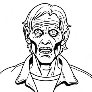 Page A Colorier Zombie Walking Dead 34073-26930