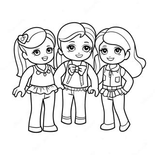 Page A Colorier De Lego Friends 3460-2771