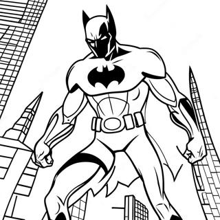 Page A Colorier De Batman Beyond 37083-29310