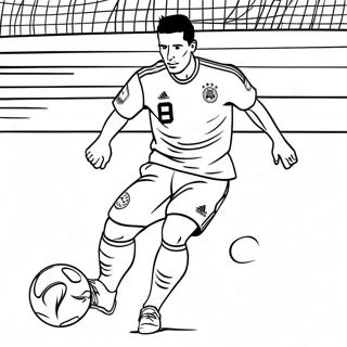 Page A Colorier De Lewandowski Marquant Un But 37854-29940