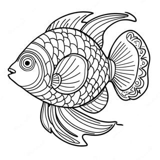 Page A Colorier De Poisson Realiste 38993-30823