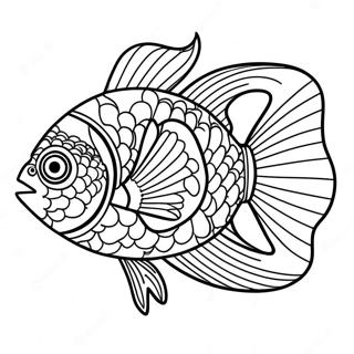 Page A Colorier De Poissons Tropicaux Colores 38994-30836