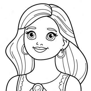 Page A Colorier De Laventure Amusante De Barbie Skipper 39363-31125