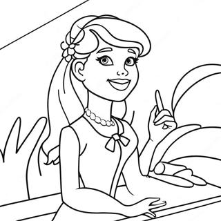 Page A Colorier De Laventure Amusante De Barbie Skipper 39363-31126