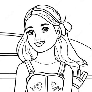 Page A Colorier De Laventure Amusante De Barbie Skipper 39363-31128