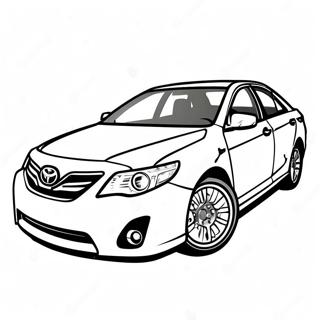 Page A Colorier De La Vue Laterale De La Toyota Camry 39744-31455