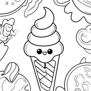 Page A Colorier De La Mignonne Glace Dairy Queen 39894-31550