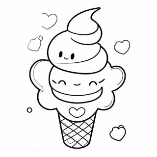 Page A Colorier De La Mignonne Glace Dairy Queen 39894-31551