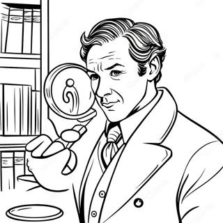 Sherlock Holmes Pages À Colorier