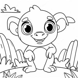 Page A Colorier Wallykazam 40893-32295