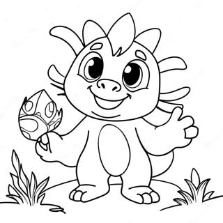 Page A Colorier Des Creatures Magiques De Wallykazam 40894-32313