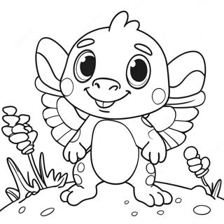 Page A Colorier Des Creatures Magiques De Wallykazam 40894-32316