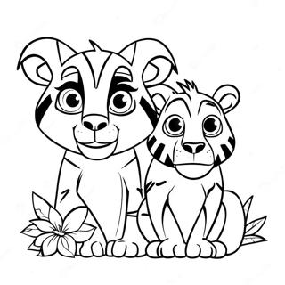 Page A Colorier Madagascar 3 41363-32679