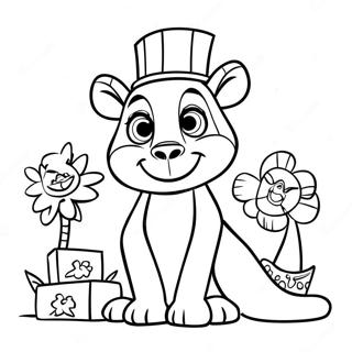 Page A Colorier Madagascar 3 41363-32680