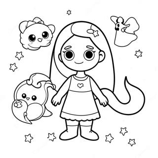 Page A Colorier Zoey Avec Des Creatures Magiques 41544-32838