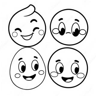 Page A Colorier Des Personnages Emoji Disney Heureux 41944-33152