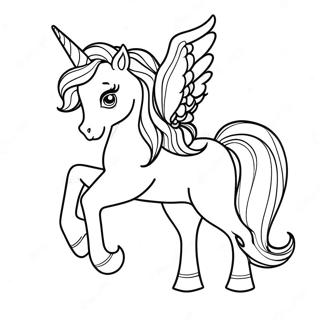 Page A Colorier De Licorne Blanche 44763-35381