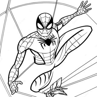 Page A Colorier De Liron Spider En Action 44923-35515