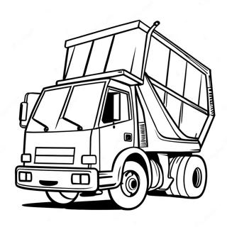 Page A Colorier Camion Poubelle 45293-35803