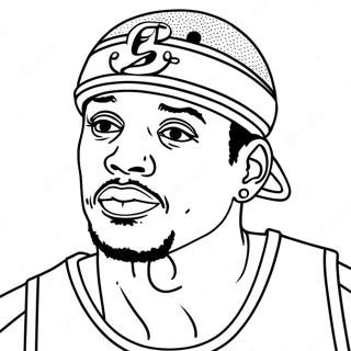 Allen Iverson Pages À Colorier