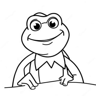 Kermit La Grenouille Pages À Colorier