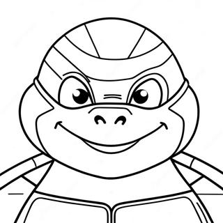 Page A Colorier Du Visage Des Tortues Ninja 46583-36821