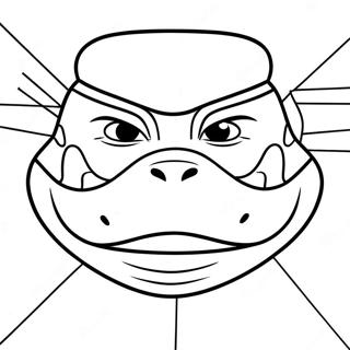 Page A Colorier Du Visage Des Tortues Ninja Cool 46584-36827