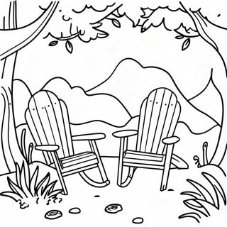 Page A Colorier De Scene Naturelle Relaxante 4671-3731