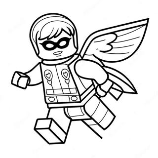 Page A Colorier Du Robin Lego En Action 47644-37686