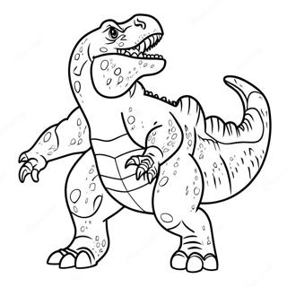 Page A Colorier De Giganotosaurus Rugissant 48424-38294