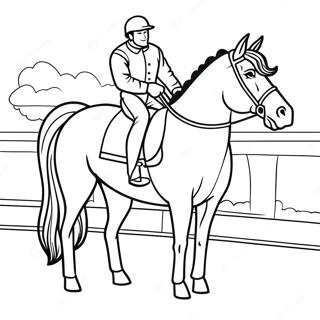 Page A Colorier Cheval De Course 50163-39684