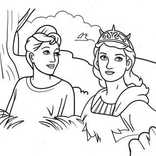 Page A Colorier De Laventure Amusante De Diana Et Roma 5050-4006