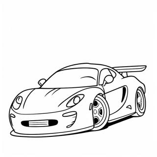 Page A Colorier De Course De Voiture De Sport Rapide 51004-40333