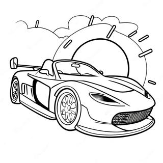 Page A Colorier De Course De Voiture De Sport Rapide 51004-40336