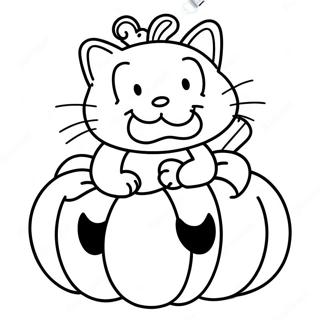 Garfield Halloween Pages À Colorier