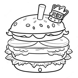 Page A Colorier Du Logo De Burger King 51083-40422